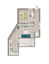 One Bedroom One Bathroom